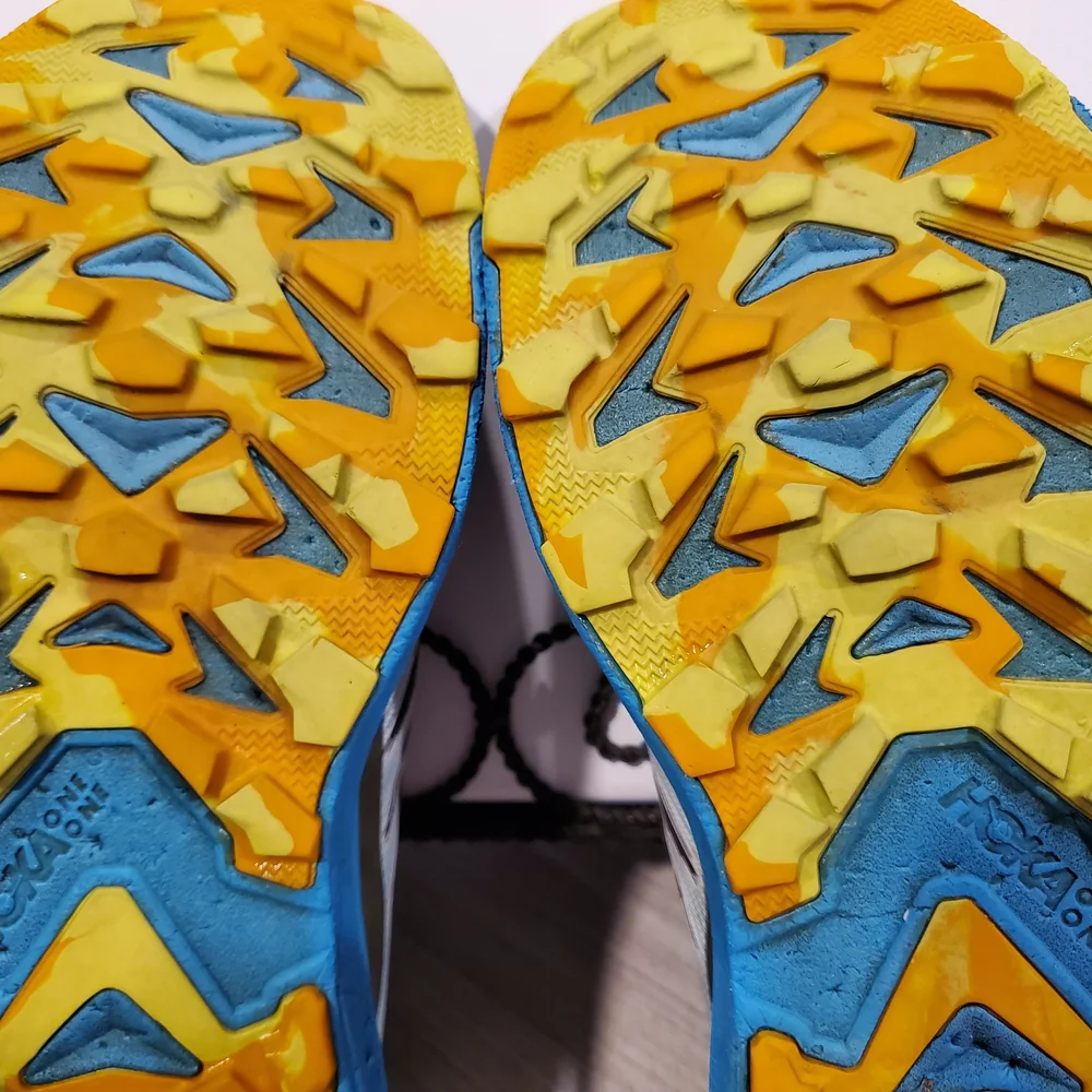 Hoka Men's Torrent 3 Black & Blue Athletic Running Shoes Size 10.5D - Picture 10 of 13